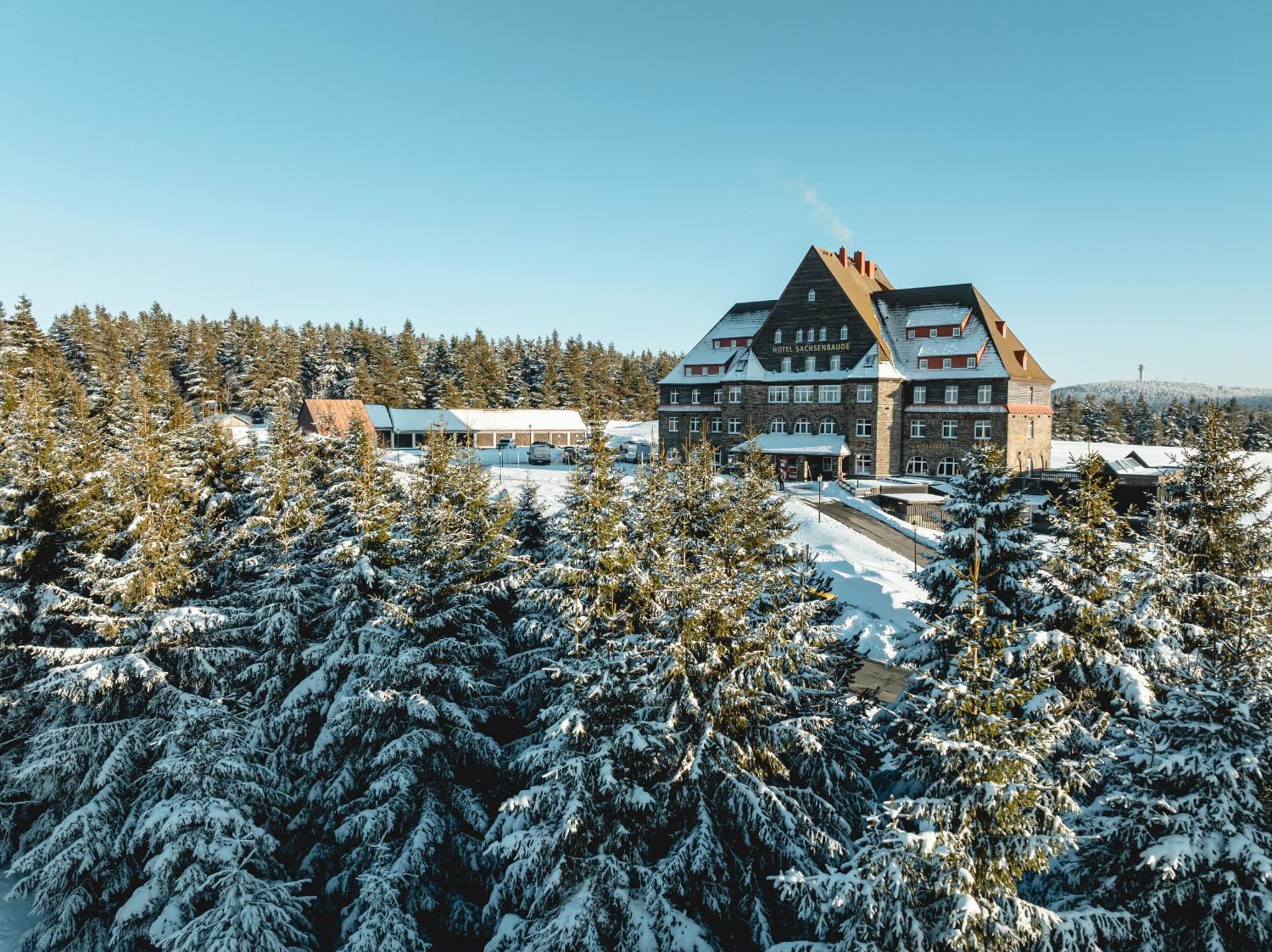 Naturhotel Sachsenbaude Oberwiesenthal Buitenkant foto